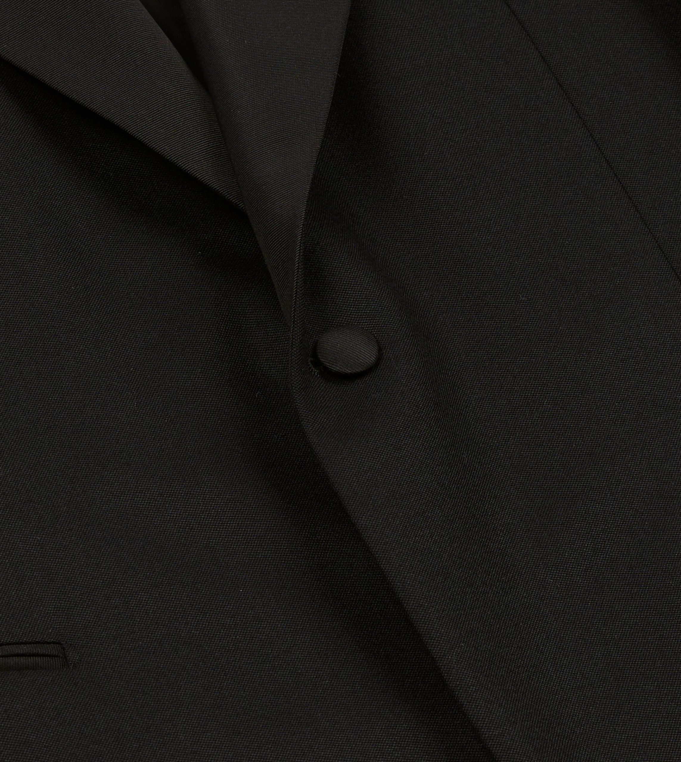 Black Barathea Wool Dinner Jacket - Image 5