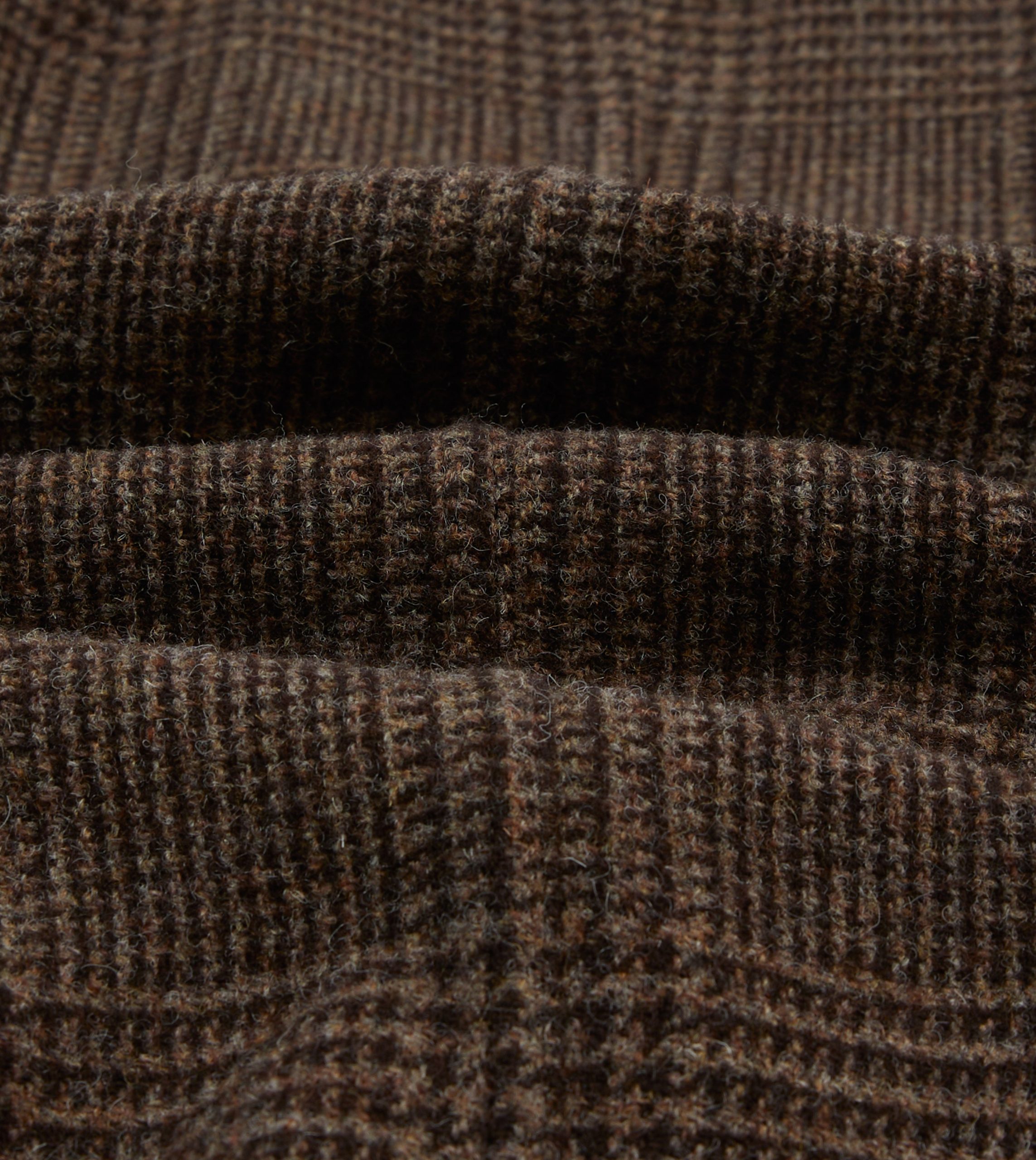 Dark Brown Prince of Wales Check Tweed Games Blazer Mk. VII - Image 2