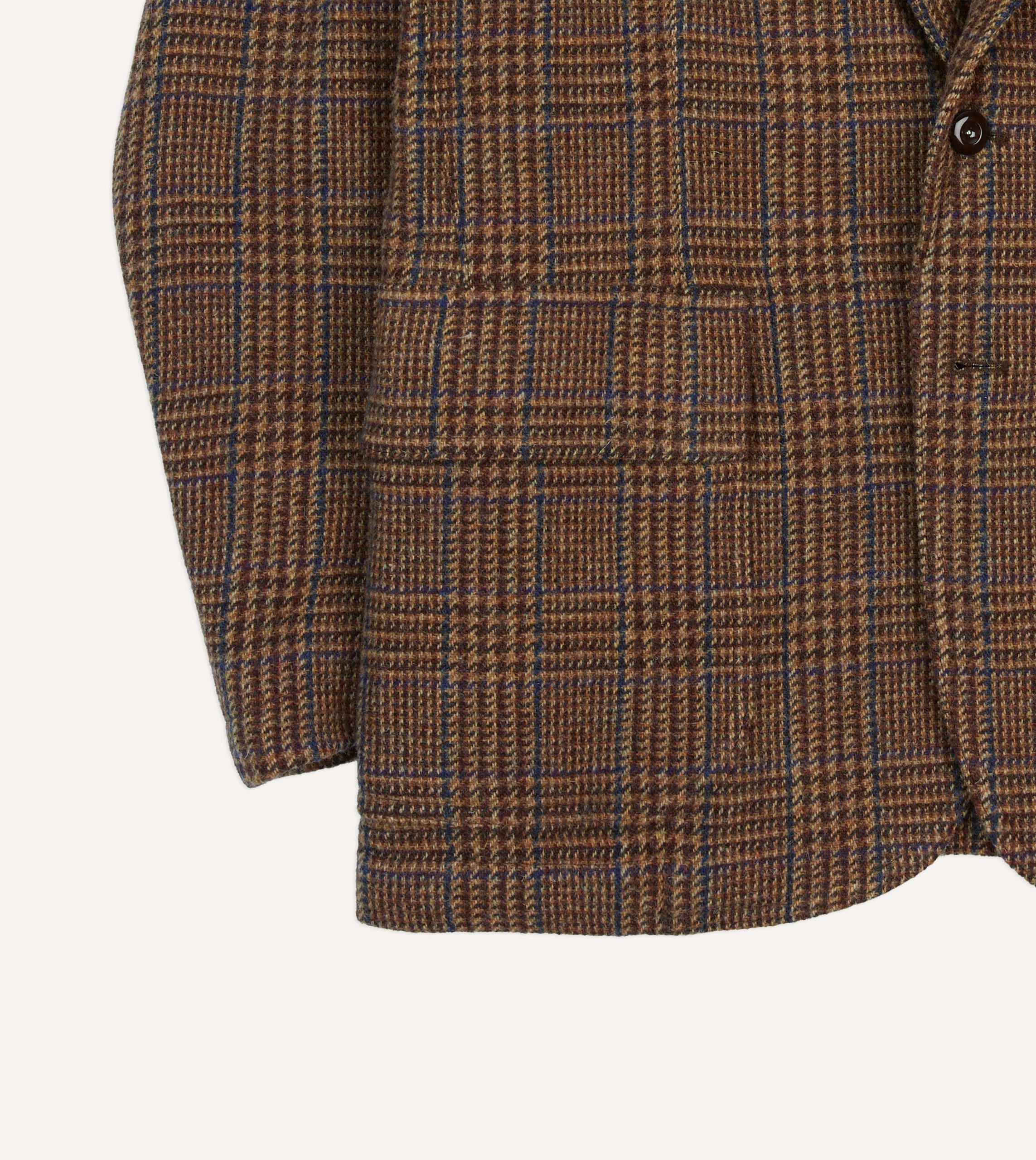 Brown Prince of Wales Check Tweed Games Blazer Mk. VII - Image 6