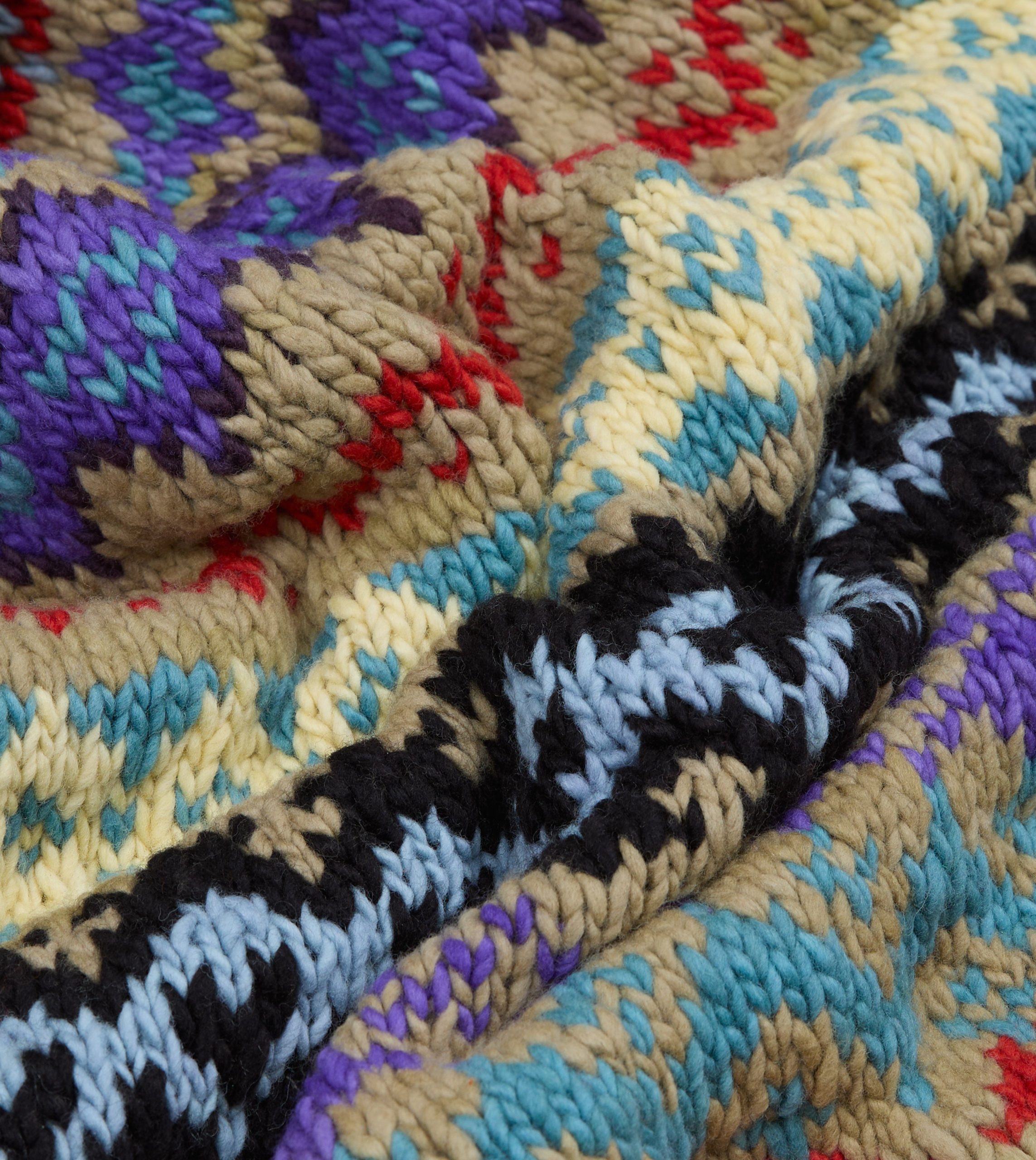 Chamula Green Fairisle Merino Jumper - Image 2