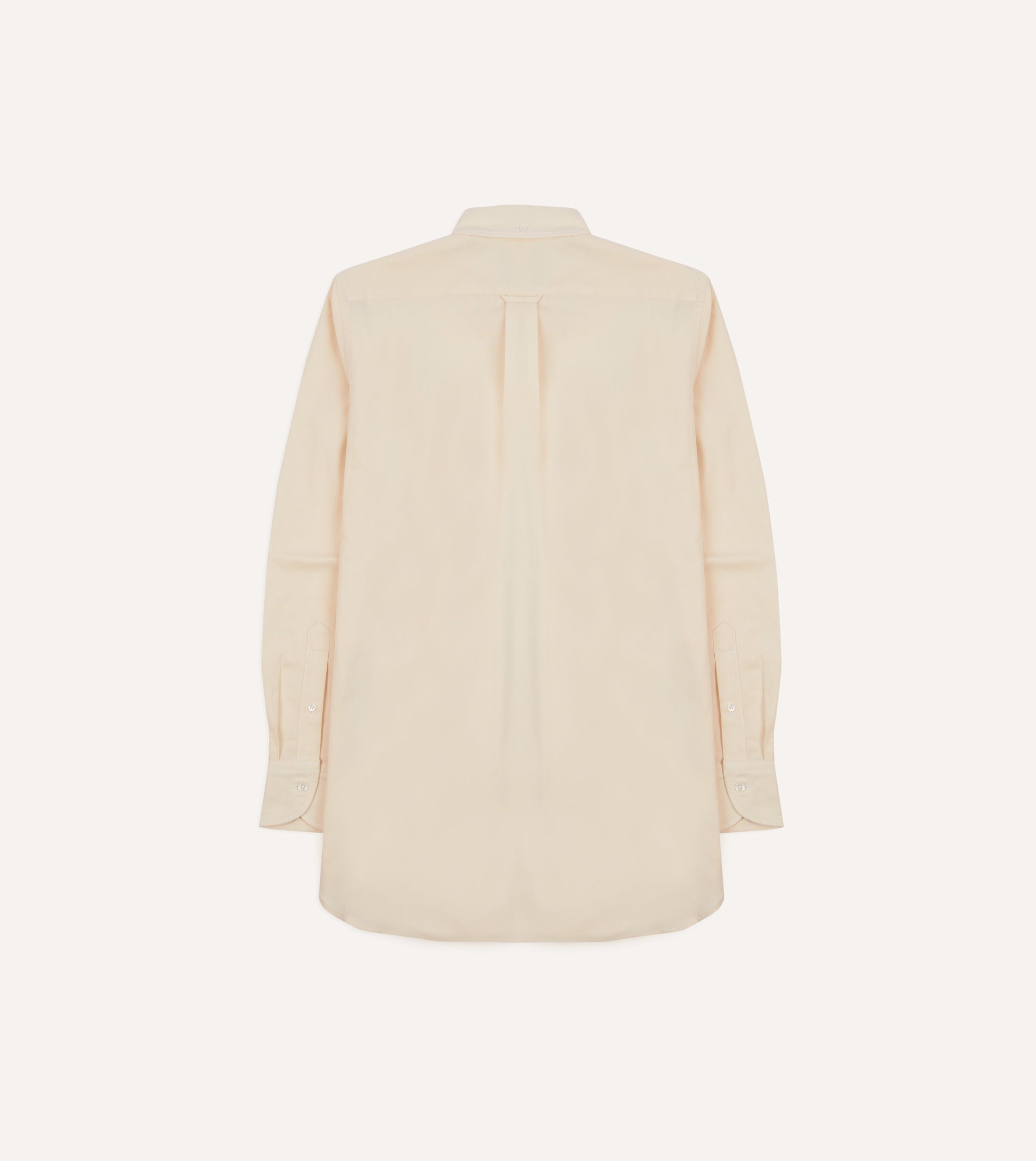 Ecru Pinpoint Oxford Cotton Cloth Button-Down Shirt - Image 6