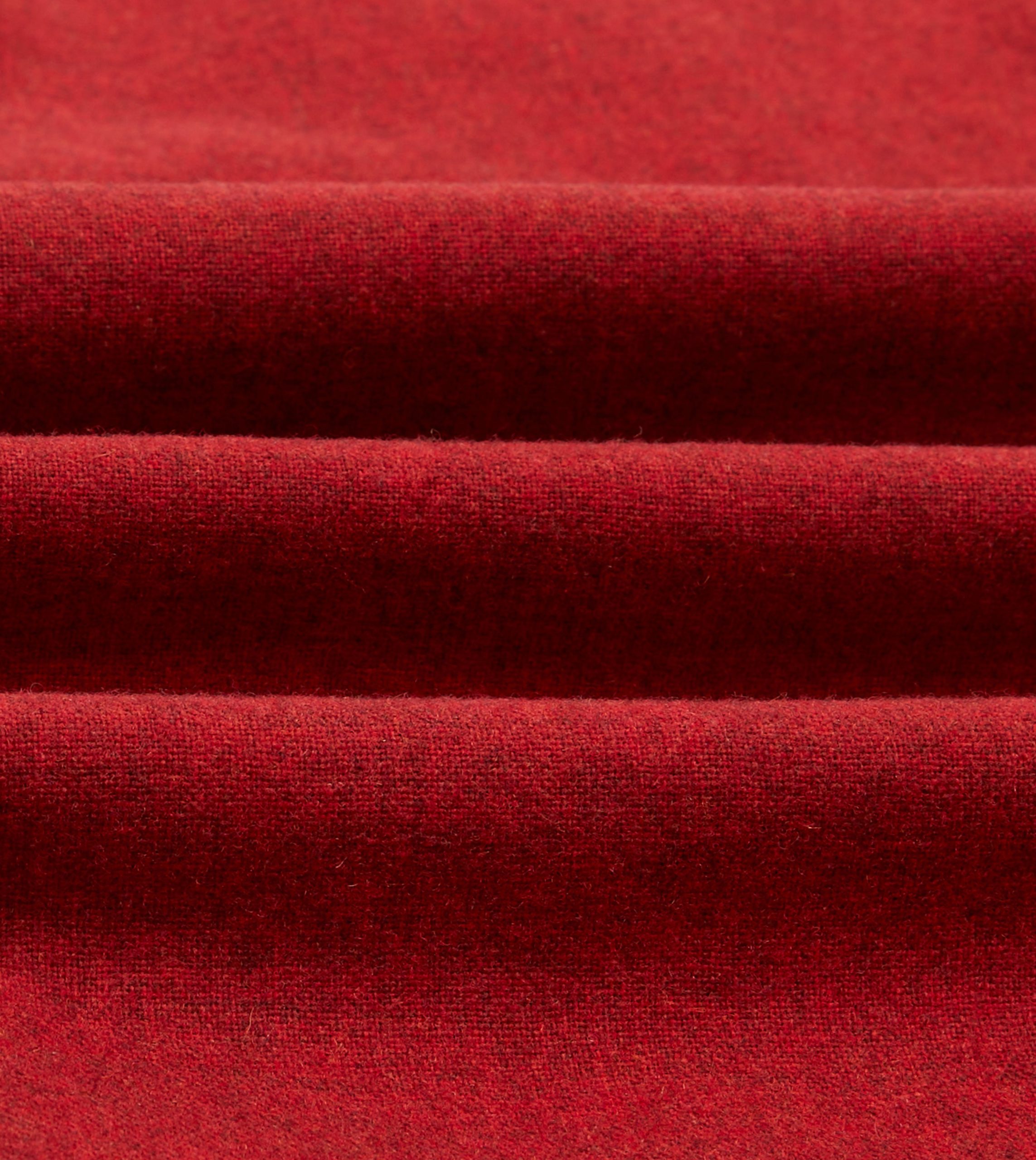 Red Wool Two-Pocket Work Shirt - Image 2