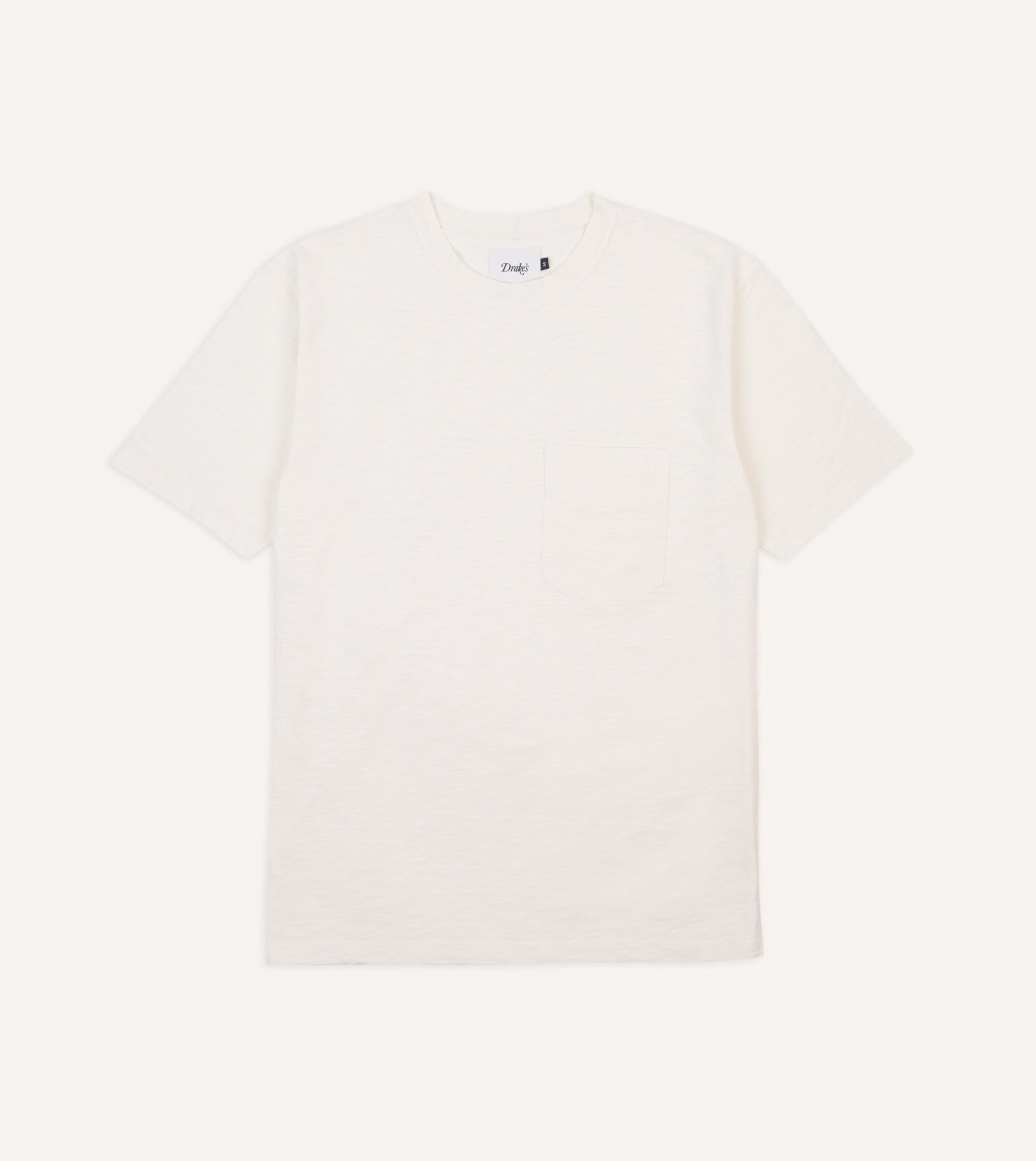 Antique White Flam?? Cotton Crew Neck Hiking T-Shirt