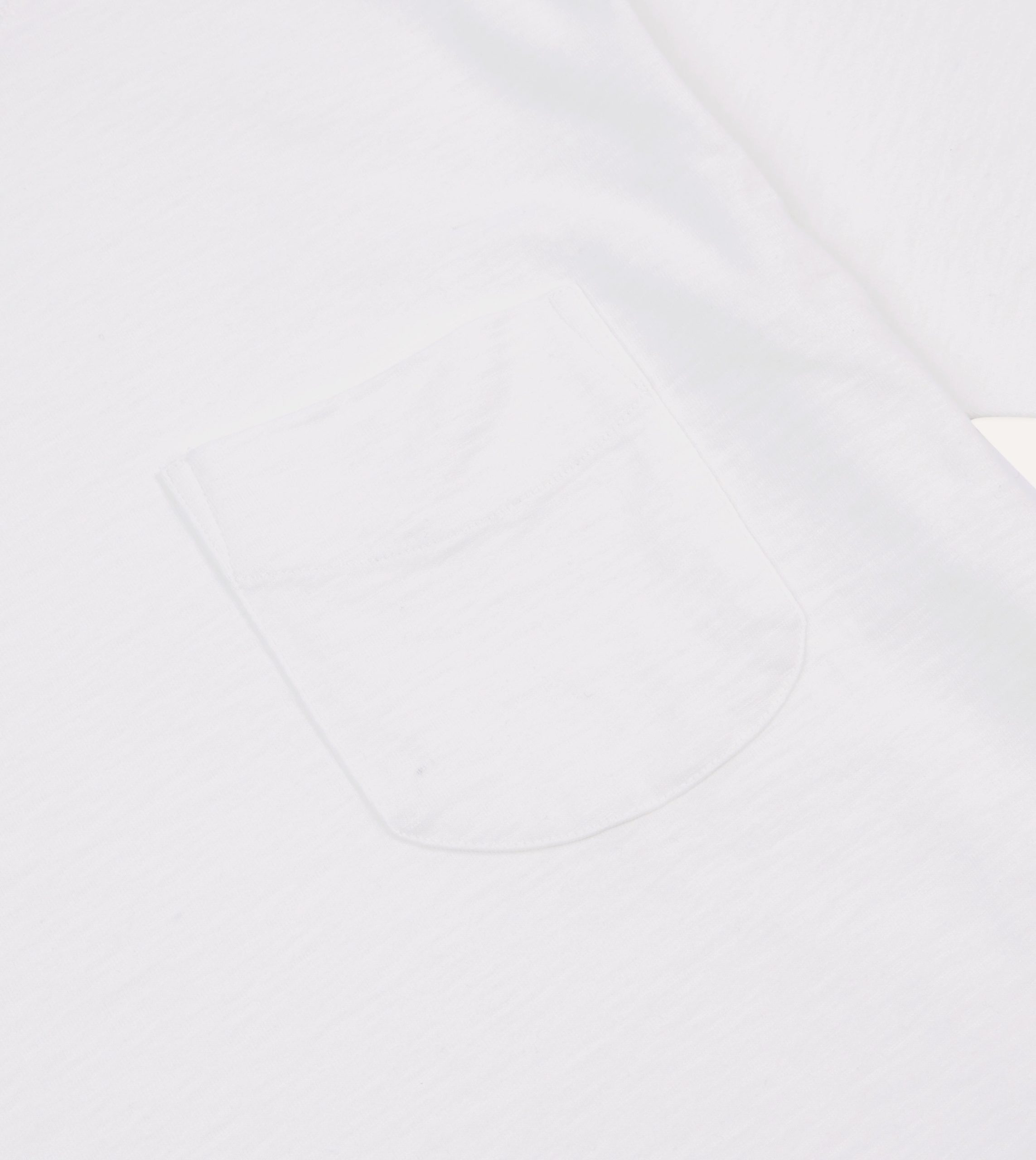 White Flam?? Cotton Crew Neck Hiking T-Shirt - Image 3