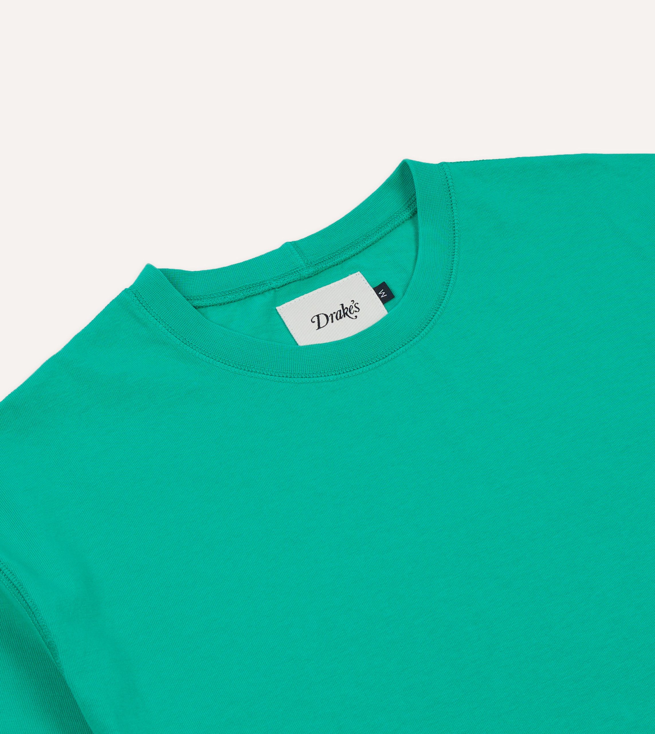 Antique Green Lightweight Cotton Crew Neck Hiking T-Shirt - Image 3