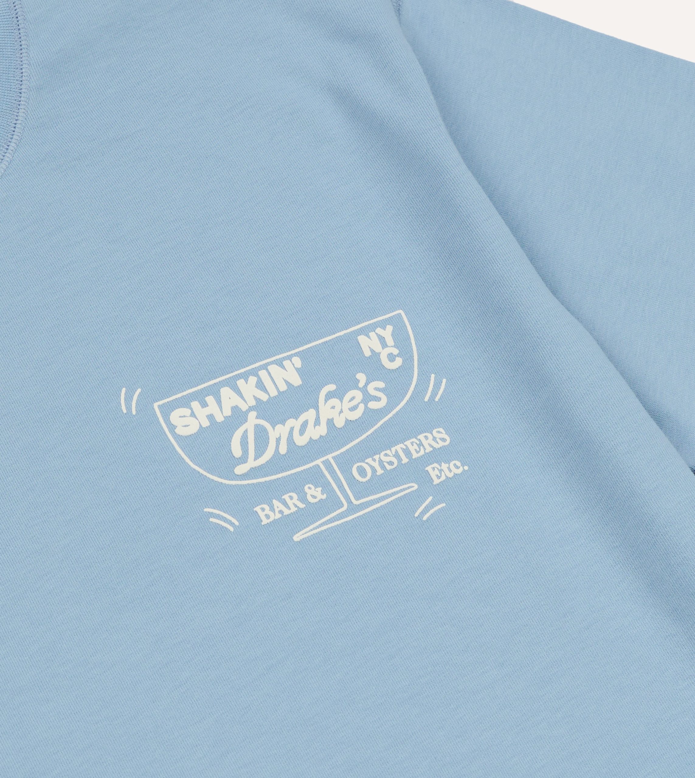 Blue 'Shuck' Print Short-Sleeve Hiking T-Shirt - Image 5