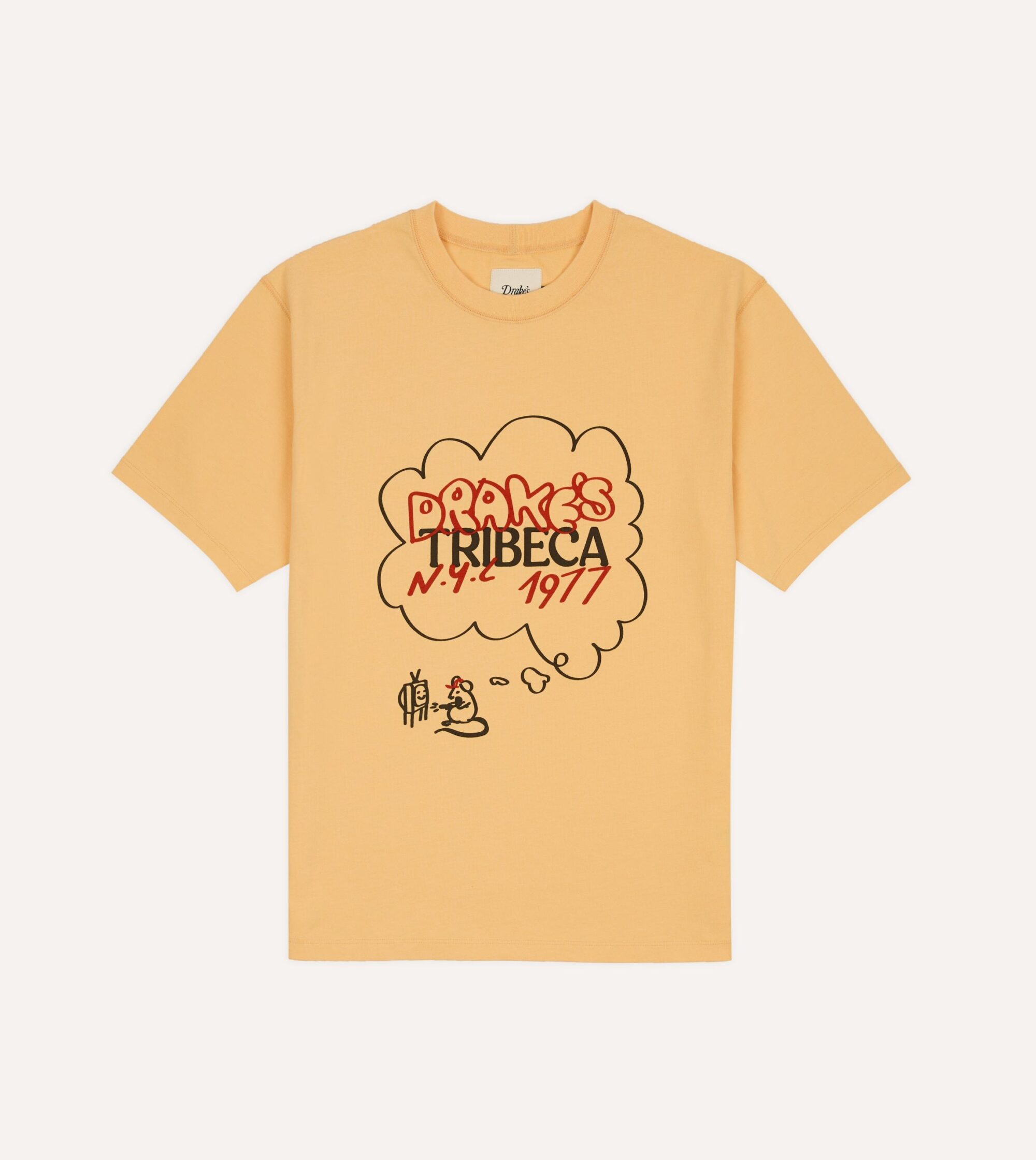 Yellow 'Tribeca' Print Short-Sleeve Hiking T-Shirt