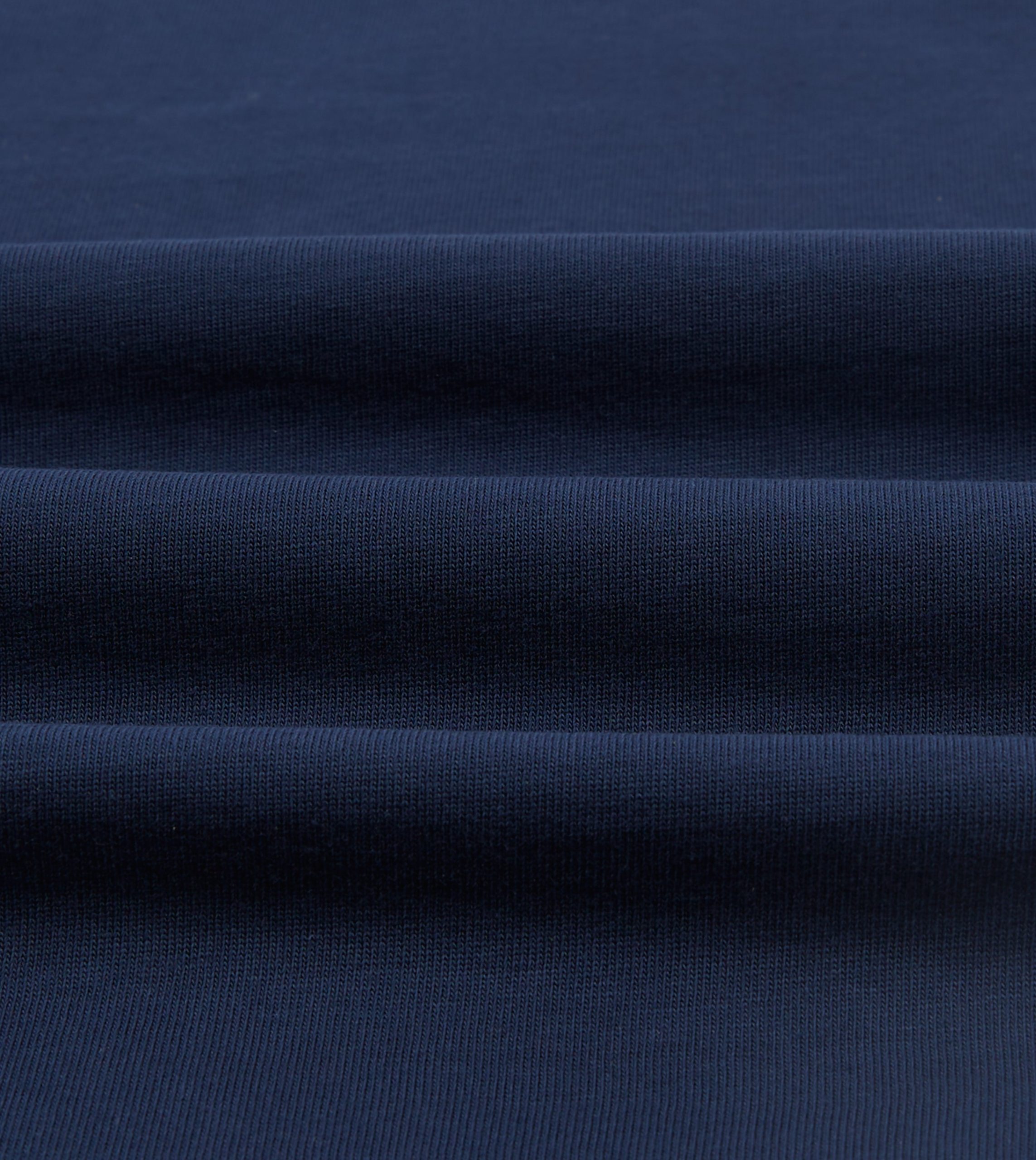 Navy and Ecru Long Sleeve Raglan T-Shirt - Image 2