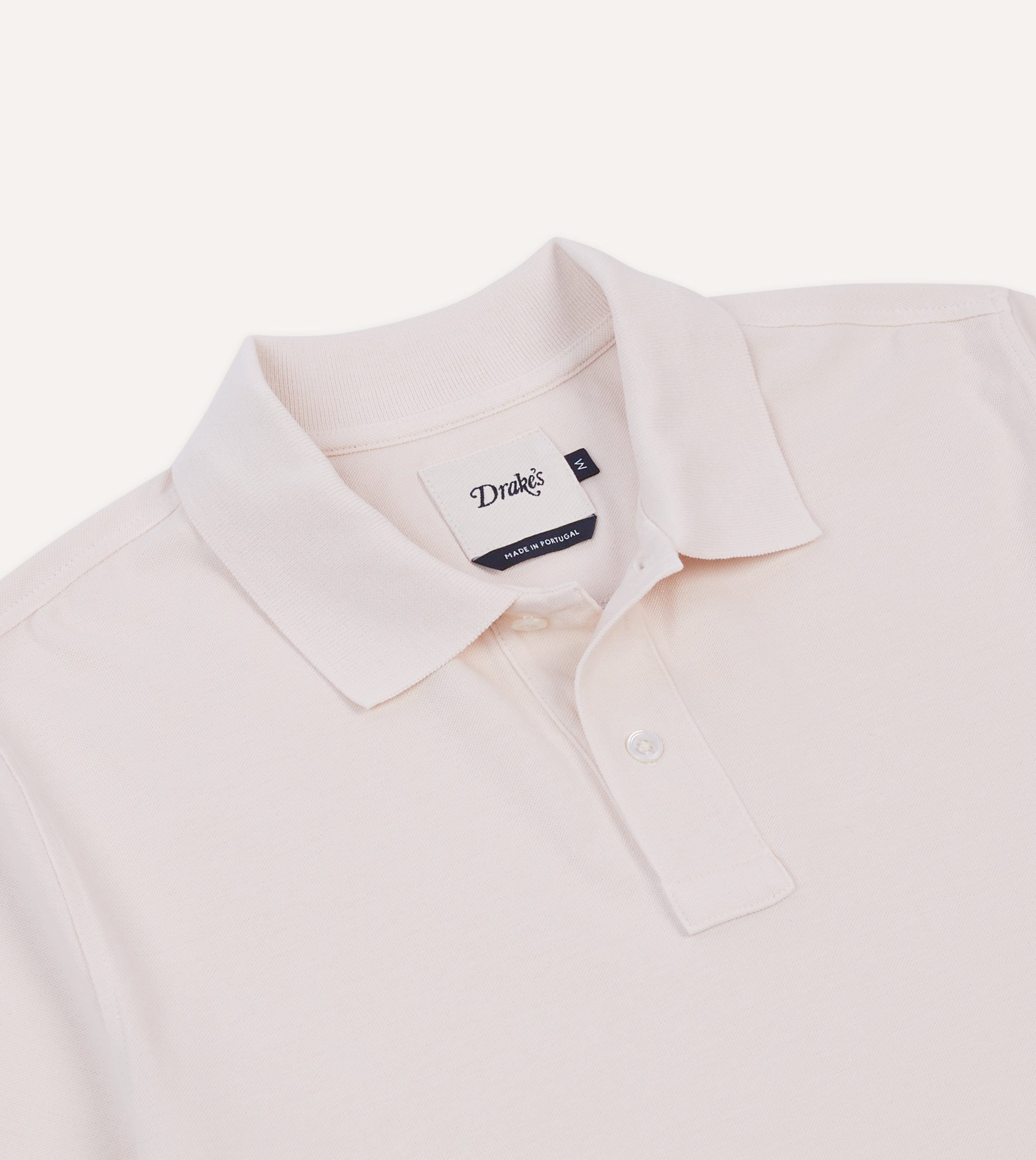 Pink Piqu?? Cotton Polo Shirt - Image 3
