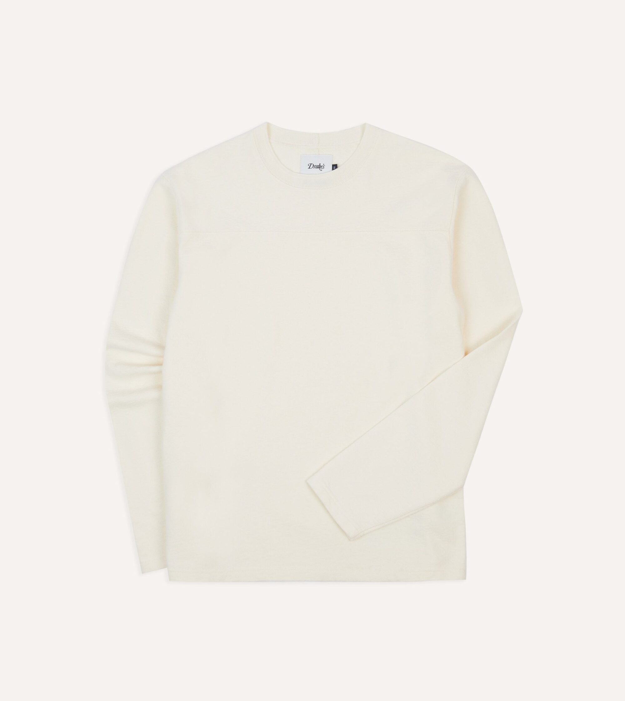 Antique White Panelled Cotton Training T-Shirt