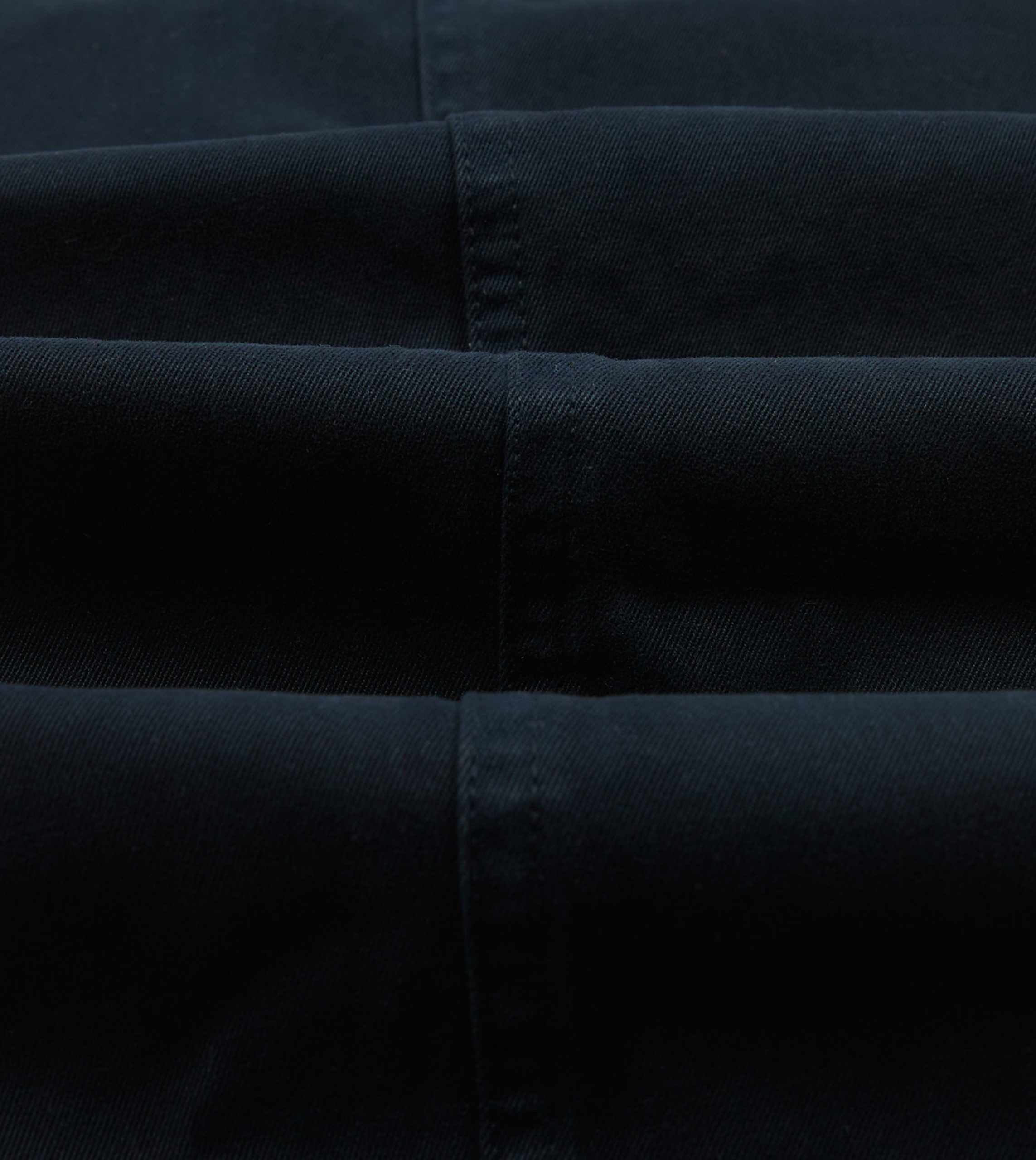 Navy Heavy Cotton Flat Front Chino - Image 2