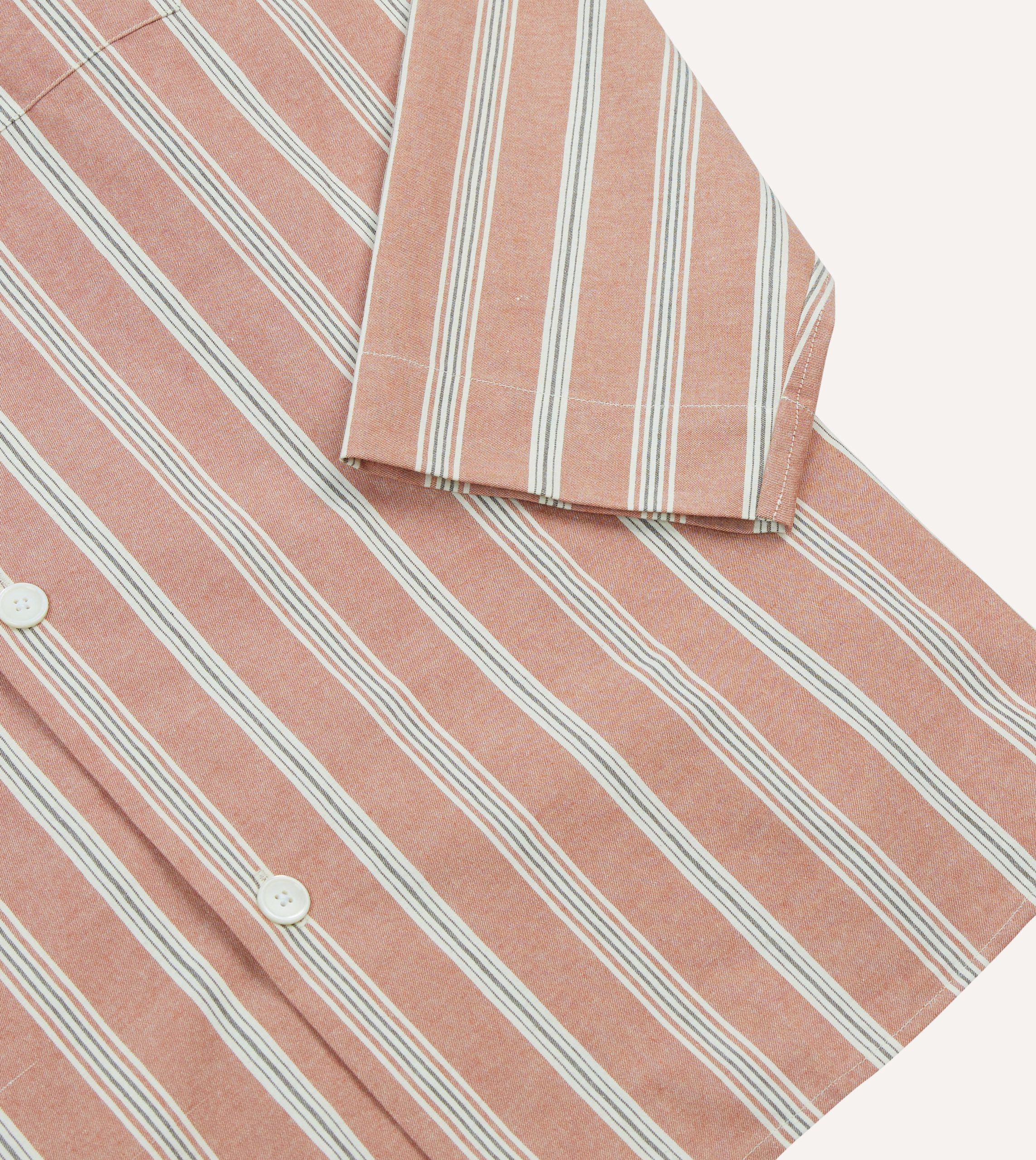 Red Stripe Cotton Pyjama Set - Image 6